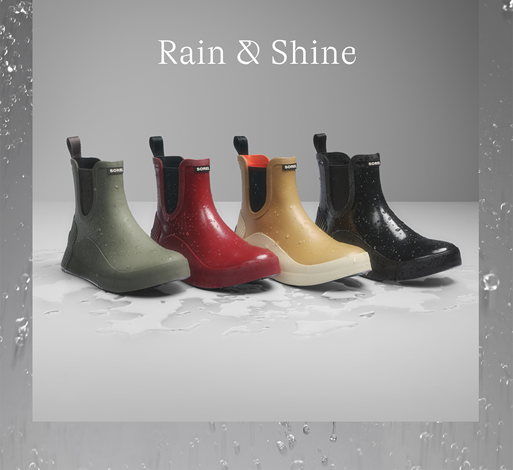 Rain & Shine. Out N About™ IV Chelsea Rain Women's Waterproof Boot. 