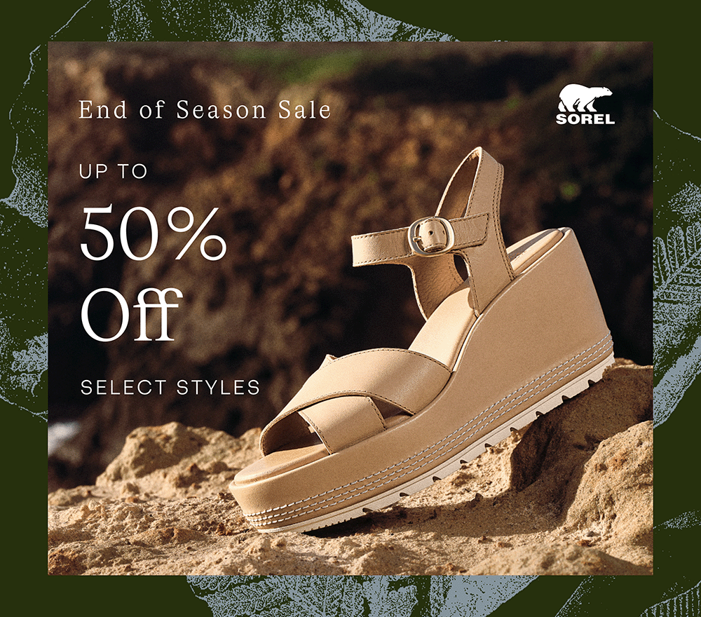 Sunpeak™ Wedge Ankle Strap Sandal - Honest Beige & Chalk End of Season Sale. Up to 50% Off Select Styles. Sunpeak™ Wedge Ankle Strap Sandal - Honest Beige & Chalk
