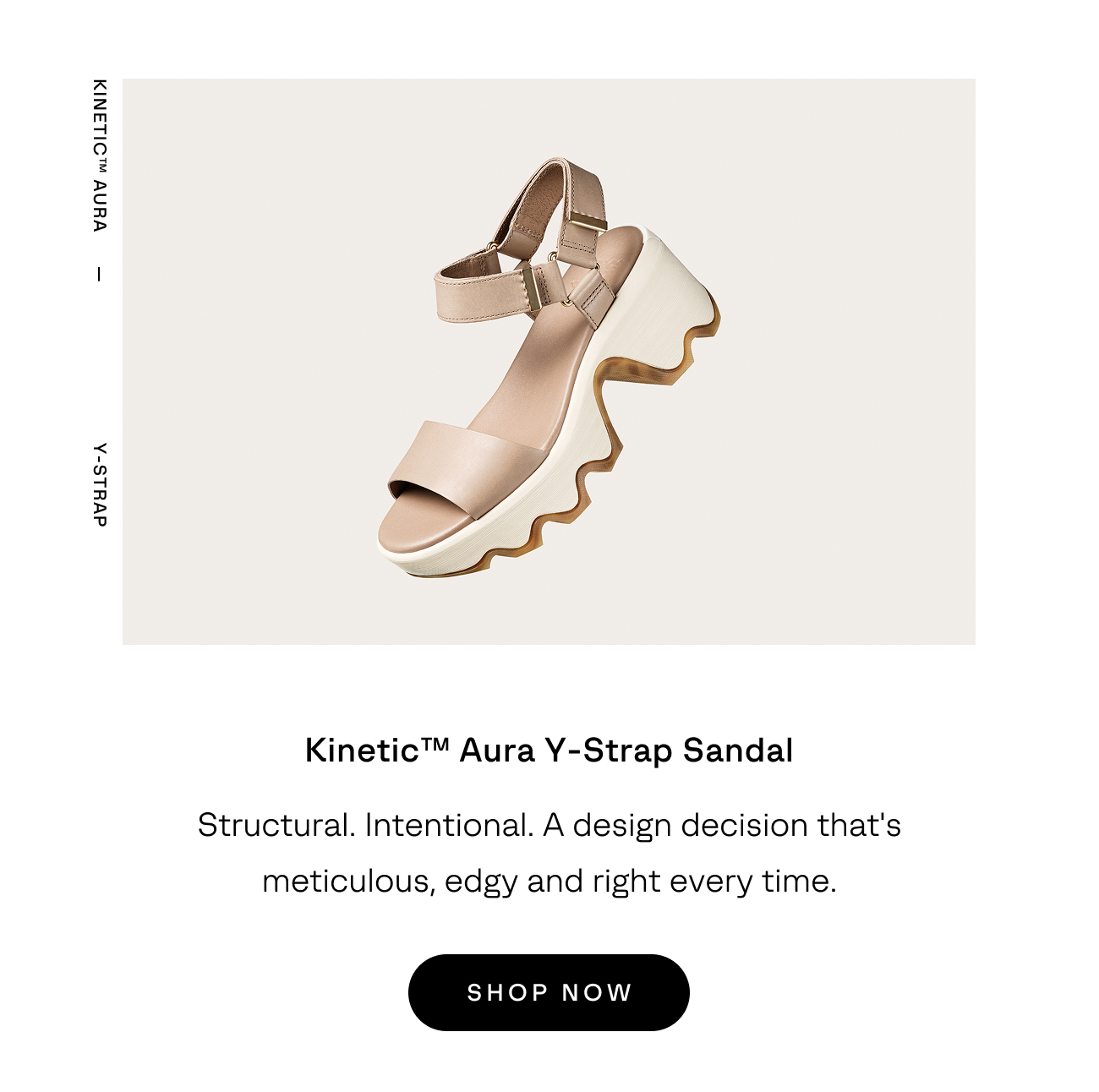 New Arrival Kinetic Aura Y-Strap Sandal