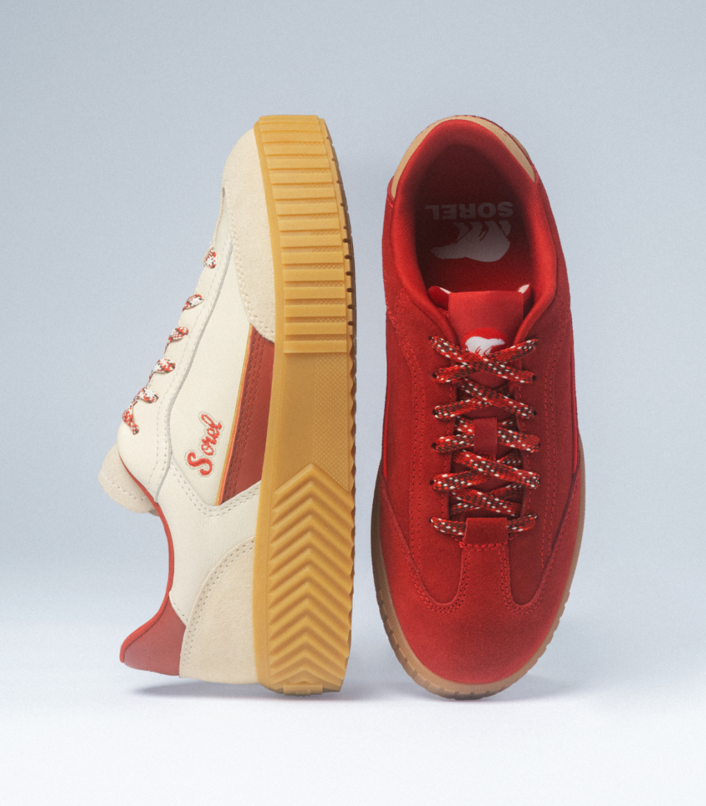 Ona Ave™ T-Toe Sneaker & Ona™ Drift Sneaker in Red Dahlia