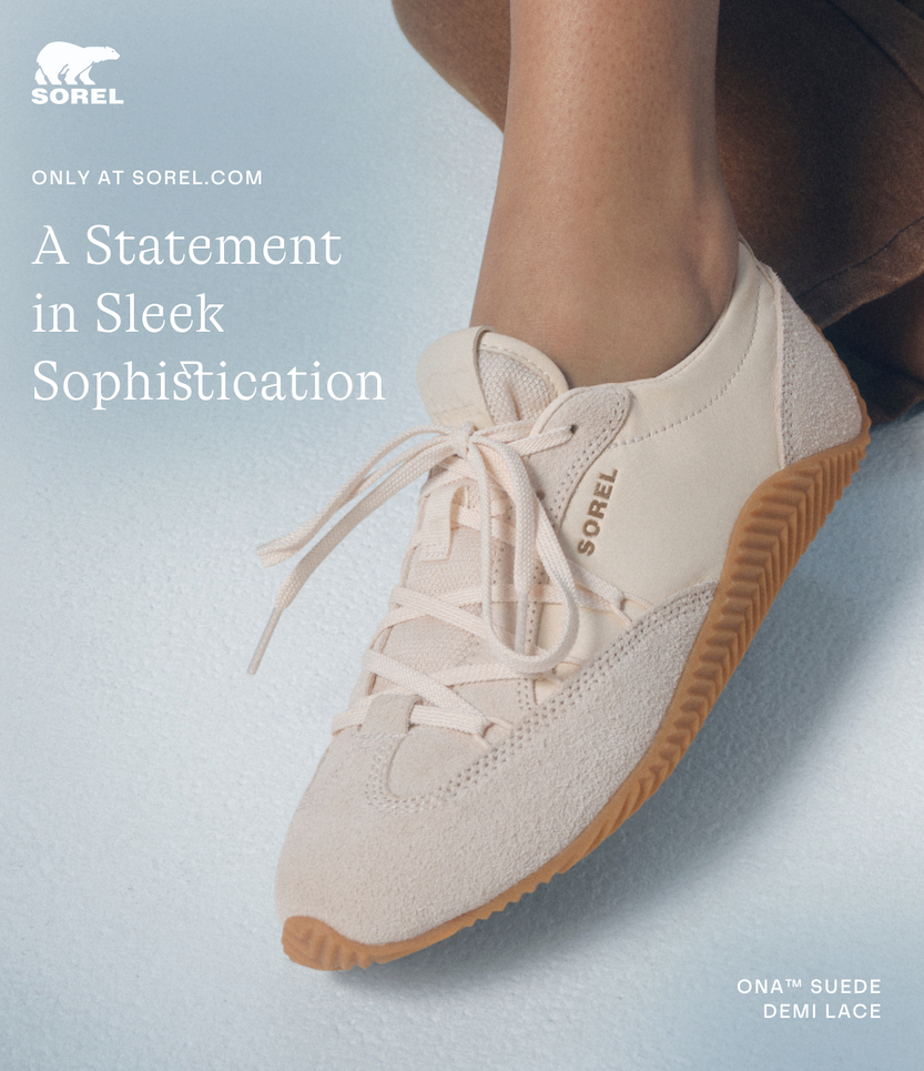 ONLY AT SOREL.COM. A Statement in Sleek Sophistication.