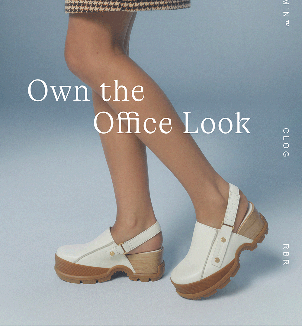 Own the Office Look. Roam’n Clog™ RBR Women's Shoe in White & Gum