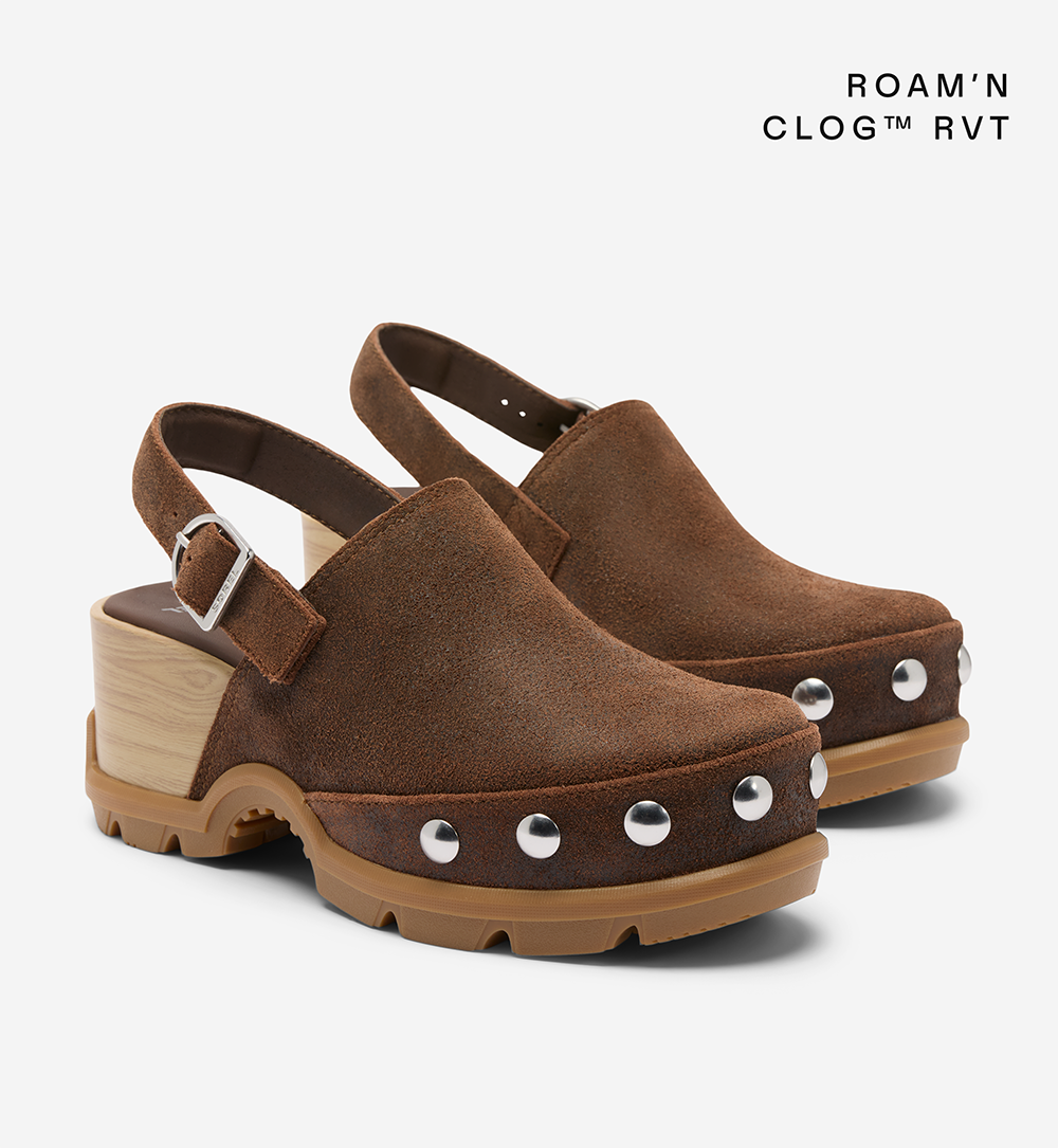 Roam'n Clog™ RVT - Tobacco & Blackened Brown