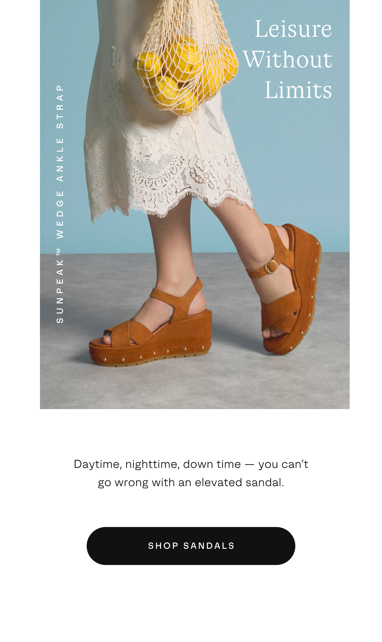 Sunpeak Wedge Ankle Strap - Shop Sandals