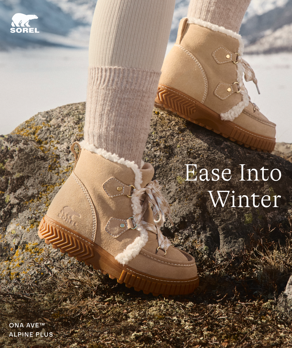 Sorel. Ease Into Winter. Ona Ave™ Alpine Plus Women's Winter Boot