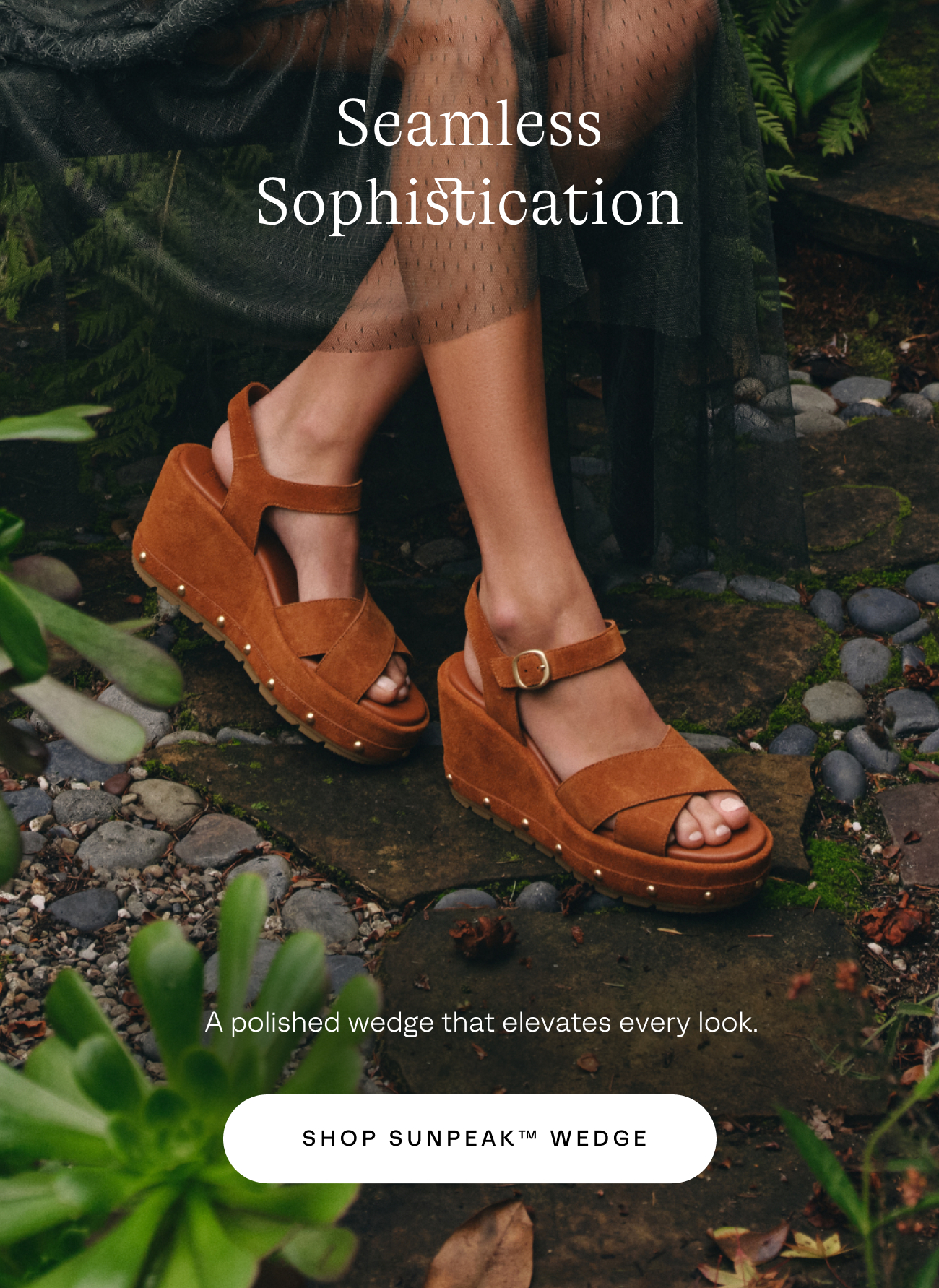 A polished wedge that elevates every look.