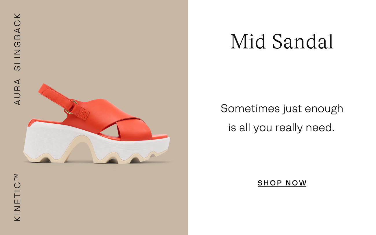 Kentic Aura Slingback - Mid Sandal - Shop Now