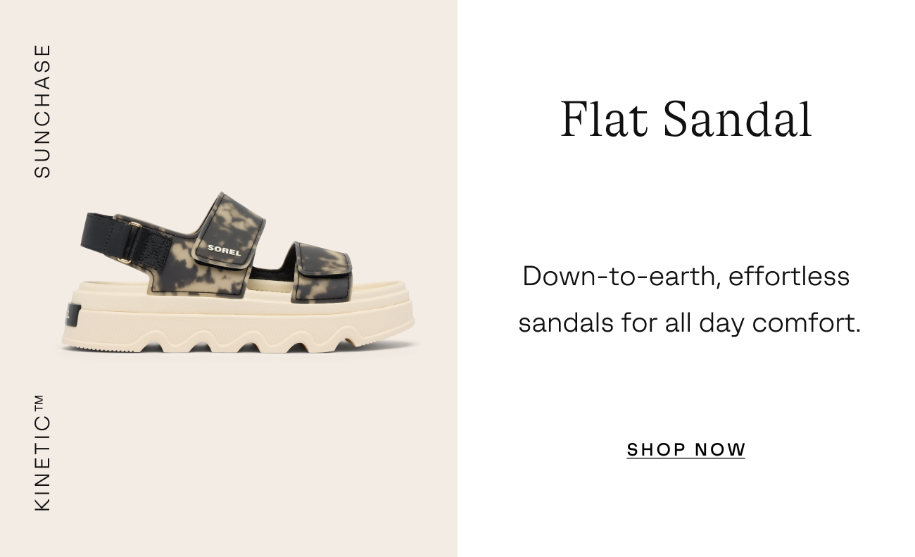 Kinetic Sunchase - Flat Sandal - Shop Now