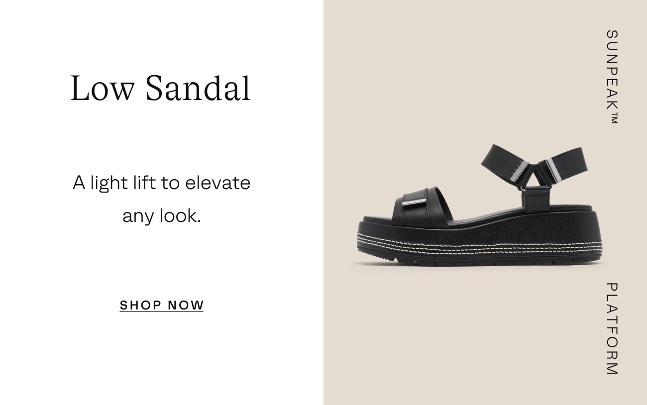 Sunpeal Platform - Low Sandal - Shop Now