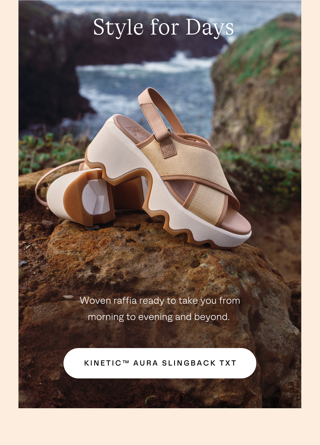 Kinetic Aura Slingback TXT